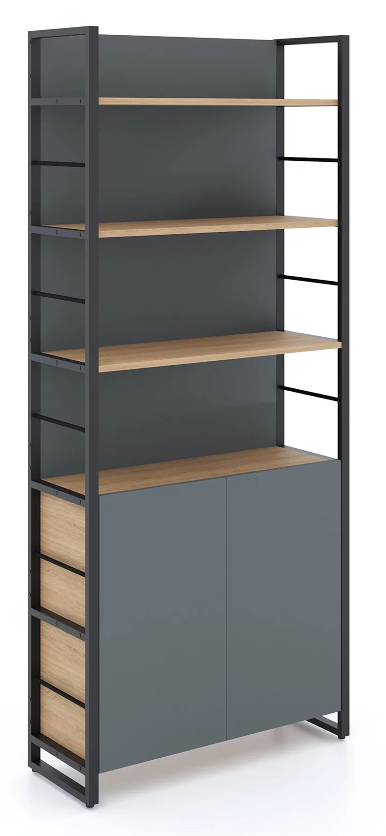 Image Стеллаж Urban 90 Box (с цельной задней панелью и решёткой)
