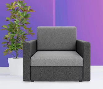 Кресло Space Meble Amerykanka Heven 80 Sawana 21/05 Gray/Gray Darkе