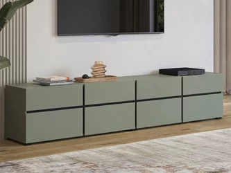 Тумба РТВ Helvetia Cross 24GWMY40 4K4S Green/Black