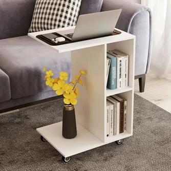 Журнальный столик Costway JV12371WH White