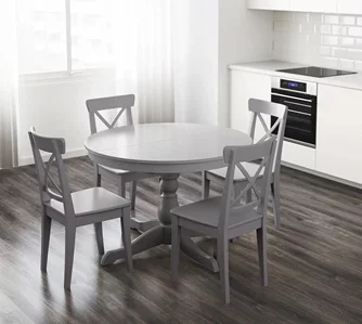 Стол раскладной Ikea Ingatorp 110/155см Gray