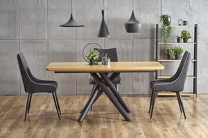 Image Стол раскладной Halmar Derrick Natural Oak/Black