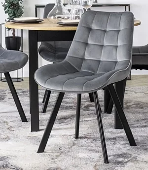 Image Scaun Mebel Elite Rick Grey/Black