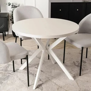 Image Masă extensibilă Mebel Elite Lugo 90-190 Cashmere/White