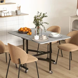 Image Стол складной Homcom 83A-049V80GY Grey/Black