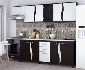 Image Кухня Marcel Prod CIP3S-C2 2.6m Wenge/White