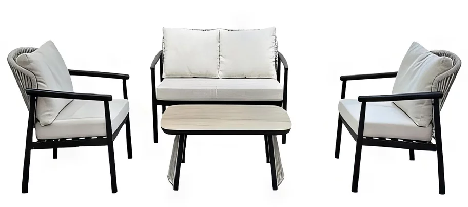 Image Комплект садовой мебели Eden Grey + Dark Brown Legs