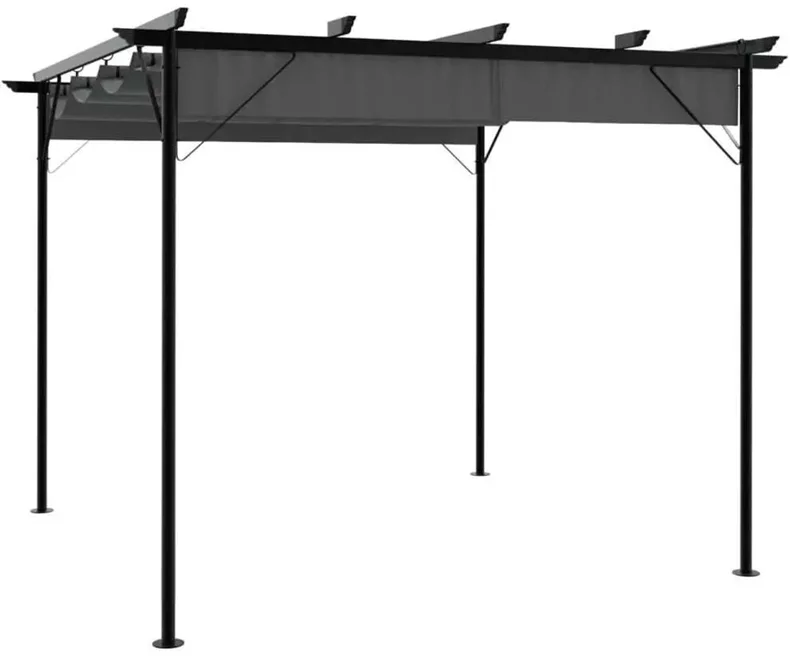 Image Пергола VidaXL 312226 3x3 Anthracite