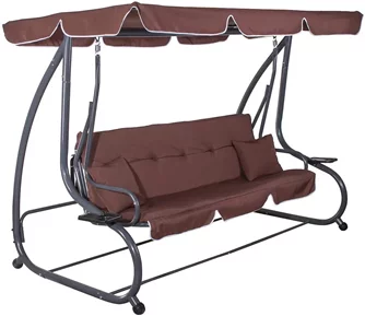 Садовые качели Springos Linda GS0004, Brown