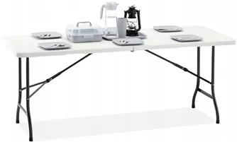 Стол GardenLine ZUM9606, White/Black