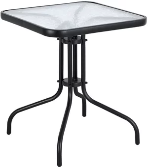 Image Стол MultiGarden SC-073A, Black/Transparent