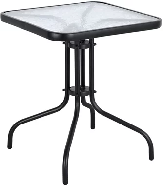 Стол MultiGarden SC-073A, Black/Transparent