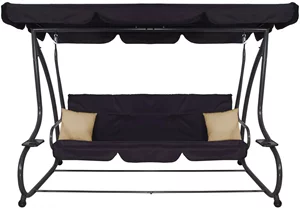 Image Садовые качели Springos Linda GS0016, Black