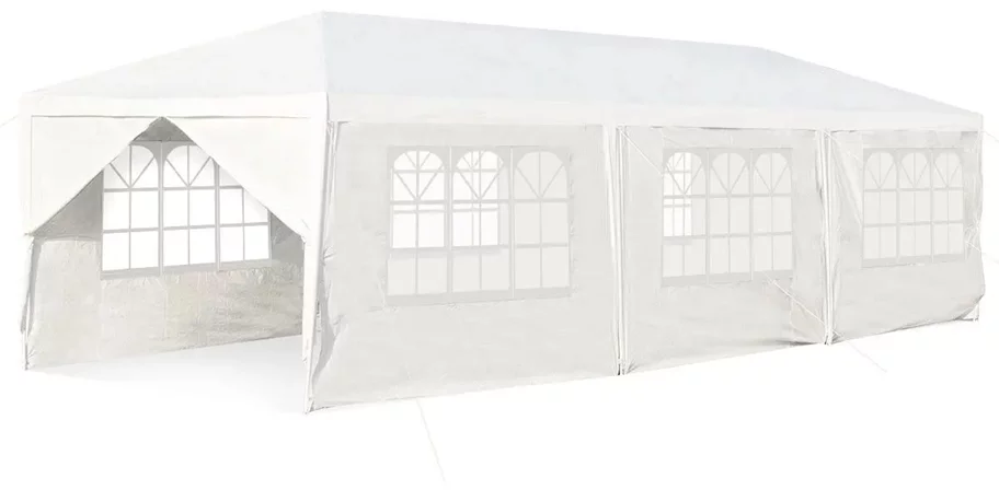 Image Садовый павильон Costway OP3936WH White