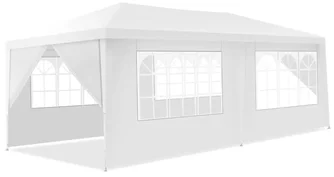 Садовый павильон Costway OP3926WH White
