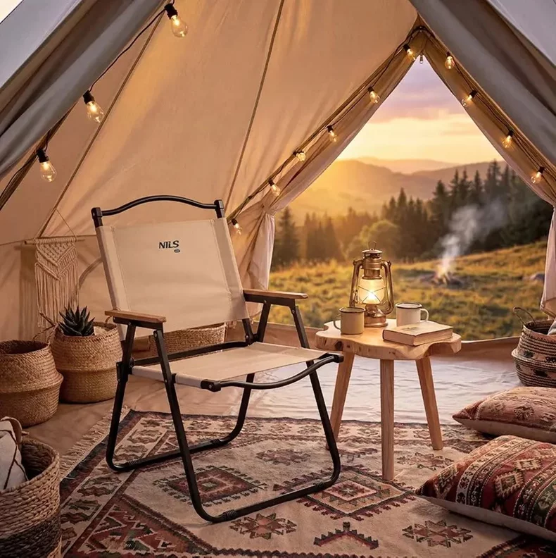 Image Стул складной Nils Camp NC4307 Beige