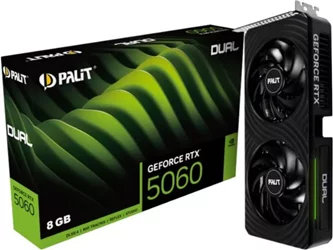 Placă video Palit GeForce RTX 5060 Dual 8GB GDDR7