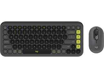 Комплект беспроводной клавиатуры и мыши Logitech POP Icon Keys Graphite & Green