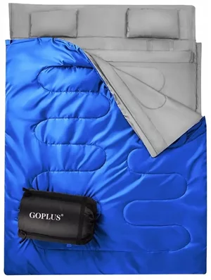 Image Sac de dormit Costway OP3650LS Blue