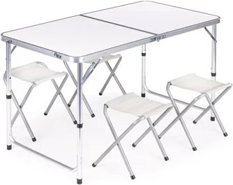 Комплект садовой мебели MultiGarden HTA120R+4S White