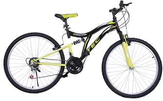 Bicicletă Belderia Tec Master 26, Black/Yellow