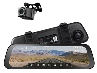 Видеорегистратор 70mai Rearview Dash Cam S500 + Rear Cam RC13, Black
