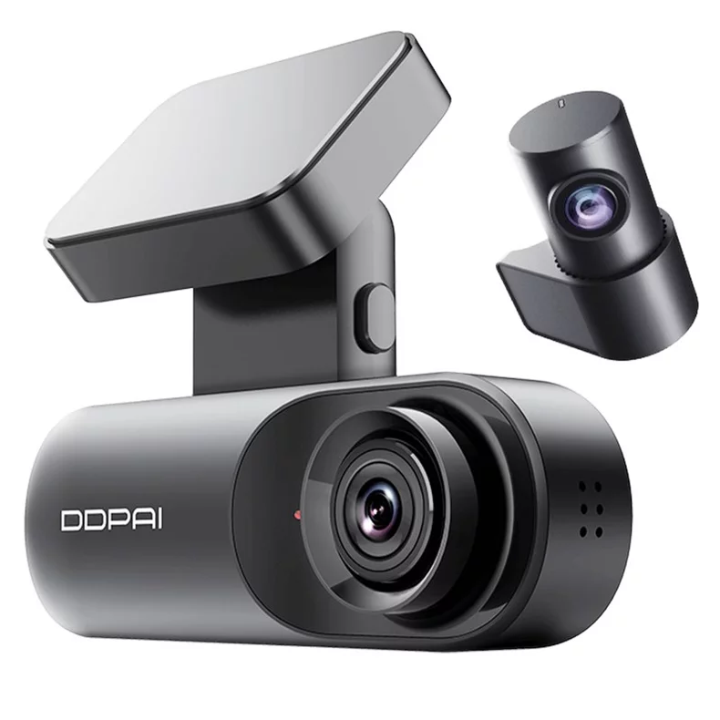 Image Видеорегистратор DDPai N3 Pro GPS Dash Cam+ Rear Cam RC1, Black