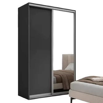 Dulap Nex Home cu oglindă 200x60x220 cm, Antracit