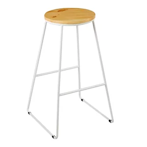 Image Scaun de bar Jumi Oak Artisan/White
