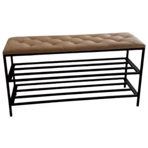 Image Raft pentru încălțăminte Nex Home 100x32x52 cm, Dark beige