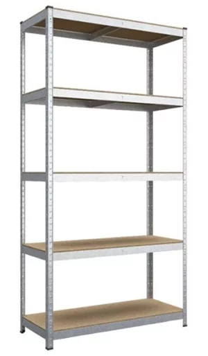 Image Стеллаж Nex Standard 2200x1100x450 мм, 5 полок MDF, оцинкованный