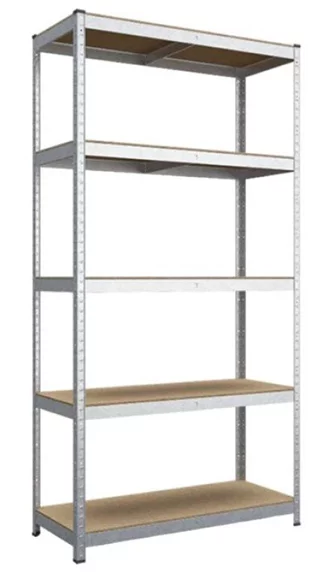 Стеллаж Nex Standard 2200x1100x450 мм, 5 полок MDF, оцинкованный
