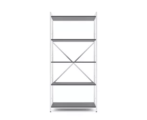 Image Raft  Nex Loft  1700x800x350 mm, 5 rafturi White/ Anthracite