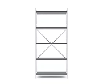 Raft  Nex Loft  1700x800x350 mm, 5 rafturi White/ Anthracite
