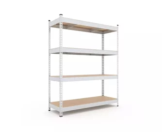 Стеллаж Nex Titan 1800x1200x400mm, 4 полки, оцинкованный