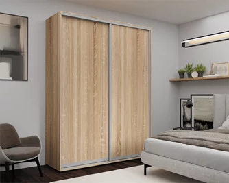 Dulap cu uși glisante Nex Home, 180x60x240 cm Stejar Sonoma