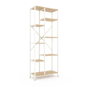 Image Raft Nex Loft Cascade 1780x700x300 mm, 7 rafturi,  White / Oak Artisan