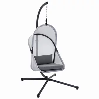 Fotoliu suspendat Jumi  pliabil Black