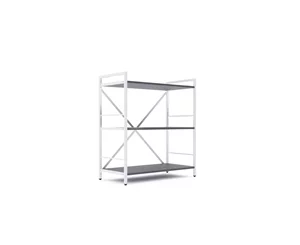 Image Raft Nex Loft 900x800x400 mm, 3 rafturi, White/ Anthracite