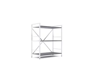 Raft Nex Loft 900x800x400 mm, 3 rafturi, White/ Anthracite