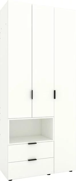 Image Dulap cu usi batante Nex Home A002L, 1000x420x2300 mm, White Snow