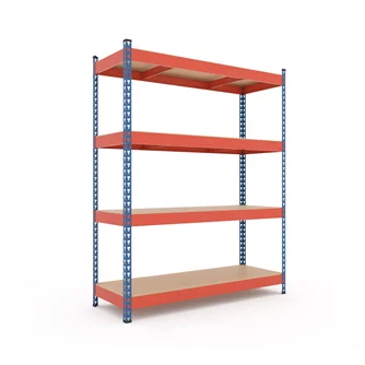 Стеллаж Nex Titan 1800x1200x500 mm, 4 rafturi Blue/Orange