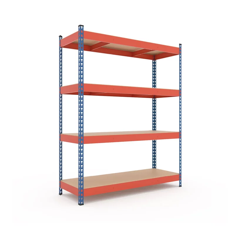 Image Стеллаж Nex Titan 1800x1200x500 mm, 4 rafturi Blue/Orange