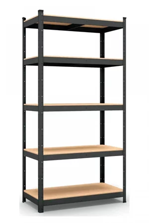 Image Стеллаж Nex Budget 2000x1000x400 mm, 5 полок, Antracit