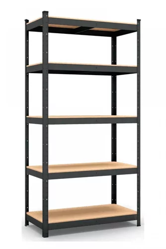 Стеллаж Nex Budget 2000x1000x400 mm, 5 полок, Antracit