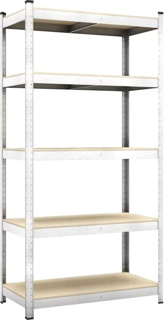 Image Стеллаж Nex Budget 1800x900x400 mm, 5 полок, оцинкованный