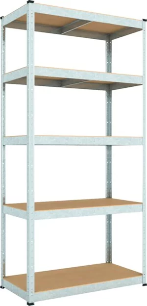 Image Стеллаж Nex Budget 2000x1000x450 mm, 5 полок, оцинкованный