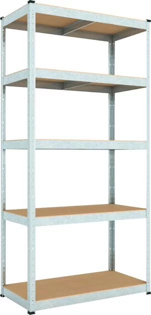 Стеллаж Nex Budget 2000x1000x450 mm, 5 полок, оцинкованный