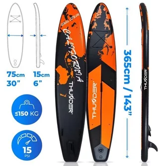Placa SUP-Board gonflabila THUNDER EARTH 365cm