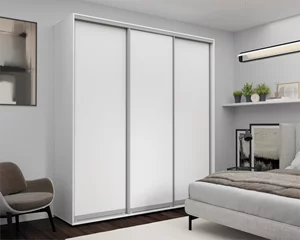 Image Dulap cu uși glisante Nex Home,  220x60x240 cm Alb
